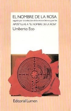 Portada de El nombre de la rosa